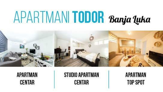 Apartman Top Spot Μπάνια Λούκα Εξωτερικό φωτογραφία